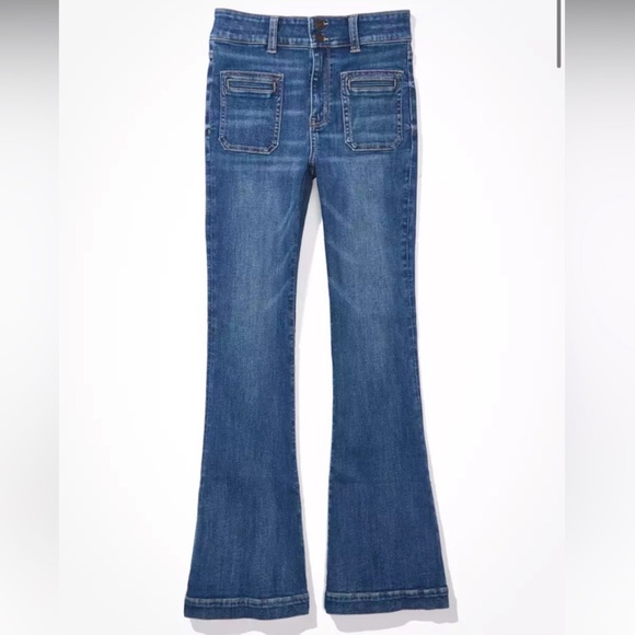 AEO high rise flare jeans - Picture 8 of 10